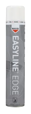 Produktfoto 1 von Rocol 750 ml EasyLine Linienmarkierungsspray Weiß Satiniert, Schwarz RAL 9016