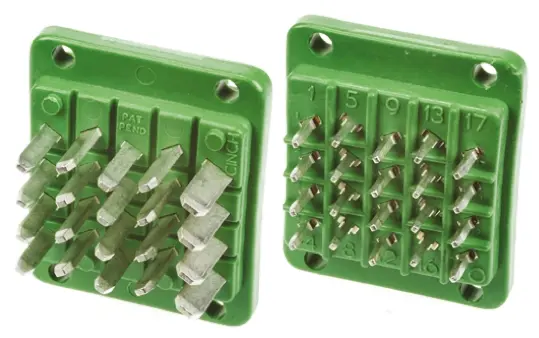 Produktfoto 1 von Cinch Automotive, Kfz-Steckverbinder, Stecker, 20-polig, Grün, 5A