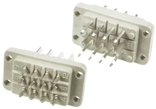 Produktfoto 1 von Cinch Automotive, Kfz-Steckverbinder, Stecker, 12-polig, Grün, Grau, 5A