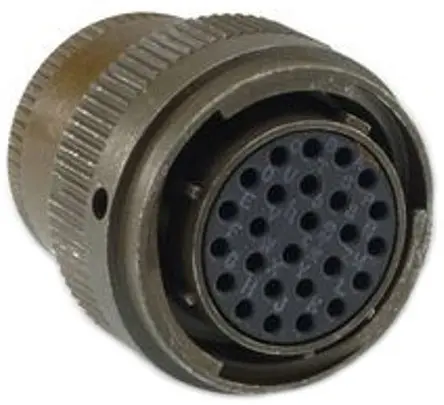Produktfoto 1 von ITT Cannon, KPT Kupferlegierung MIL-Spec Rundsteckverbinder Gerade, 32-polig, 850 V dc, Kabel, Gehäuse 18 Stecker Buchse