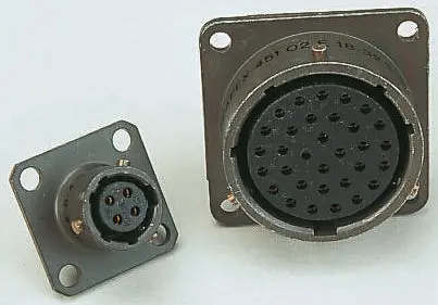 ITT Cannon, KPT Kupferlegierung MIL-Spec Rundsteckverbinder Gerade, 32-polig, 600 V ac, 850 V dc, Gerätemontage, Gehäuse