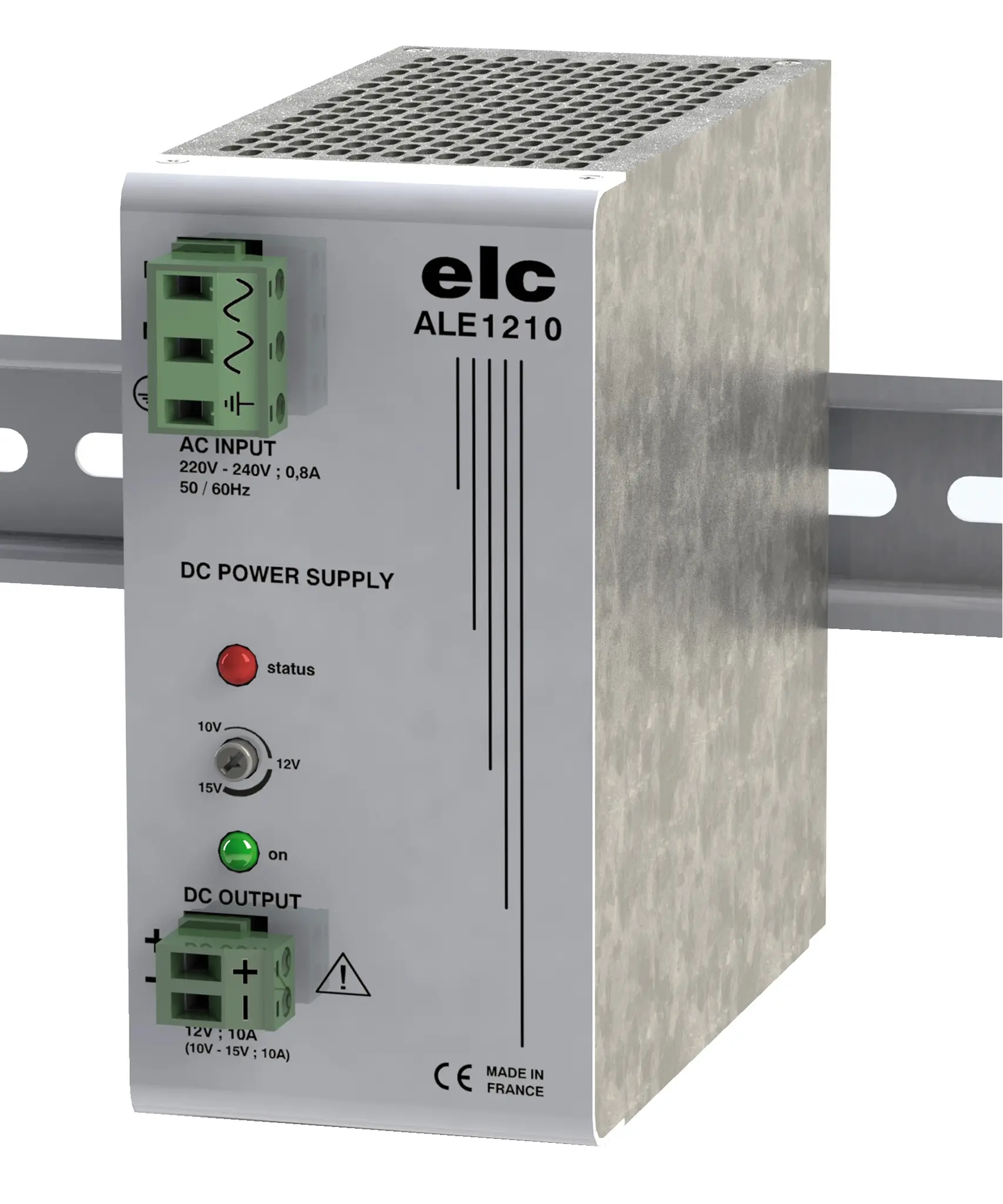 Produktfoto 1 von ELC ALE DIN RAIL DIN-Schienen Netzteil Getaktet 12V dc / 10A 150W 230V ac