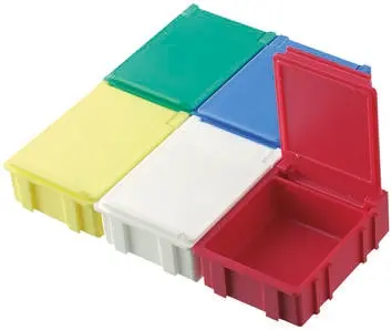 Produktfoto 1 von Licefa Kleinteilebox, ABS Blau, 21 mm x 56 mm x 42 mm