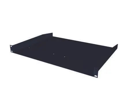 Produktfoto 1 von S2CEB MODULAR 2 U Ablagefach, Edelstahl Schwarz, Weiß Belüftet, 420mm x 300 mm x 88 mm