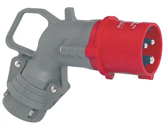 Legrand HYPRA Leistungssteckverbinder Stecker Rot 3P + E, 415 V / 32A, Kabelmontage IP44
