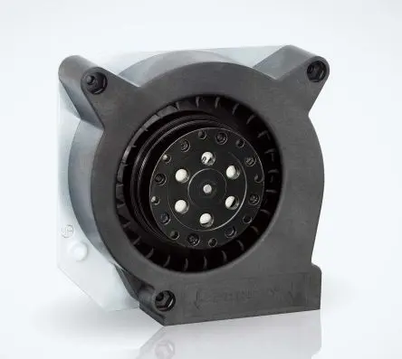 Produktfoto 1 von ebm-papst RL 90 N Zentrifugallüfter, Zentrifugal, 230V ac, AC 120.6 mm, 56 dB 120.6mm, 2450 U/min 37 mm, Hülse