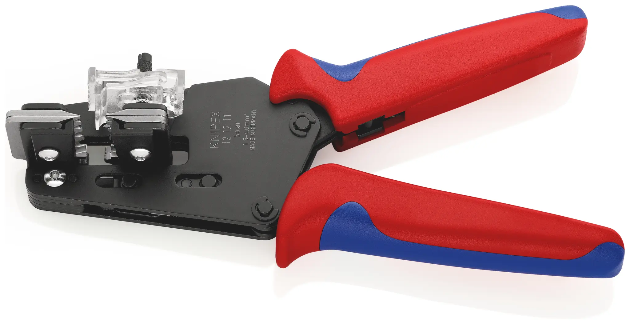 Produktfoto 1 von Knipex 12 12 11 Präzisions-Abisolierzange, Multi-Core 1.5 to 6 mm², 195 mm