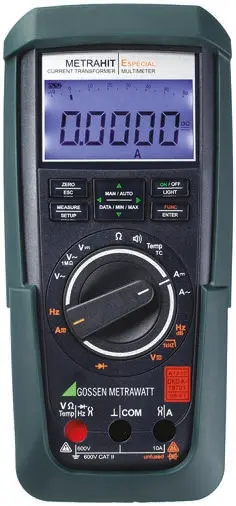 Produktfoto 1 von Gossen Metrawatt Tragbar Digital Multimeter Echteffektivwert, CAT III, CAT IV