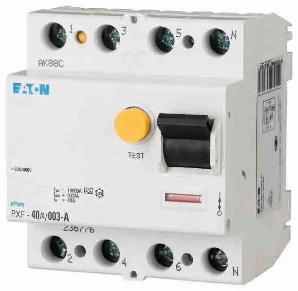 Produktfoto 1 von Eaton PXF-A RCCB, 3+N-polig, 25A, 500mA Typ A PXF