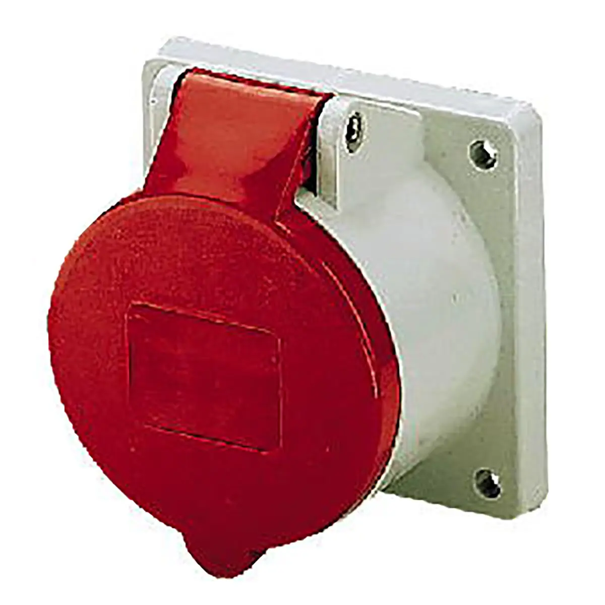 Produktfoto 1 von MENNEKES Leistungssteckverbinder Rot, 400V / 32A, Panel IP44