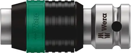 Produktfoto 1 von Wera Zyklop 8784 1/4 in Vierkant Adapter, CrV-Stahl, Länge 37mm