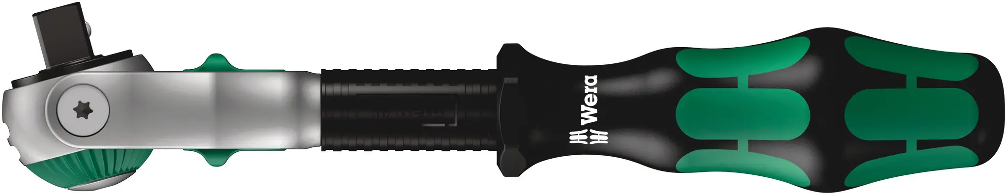 Produktfoto 1 von Wera Zyklop 3/8 in Ratsche Ratsche Chrom Vanadium Stahl Höhensicher, Länge 199 mm