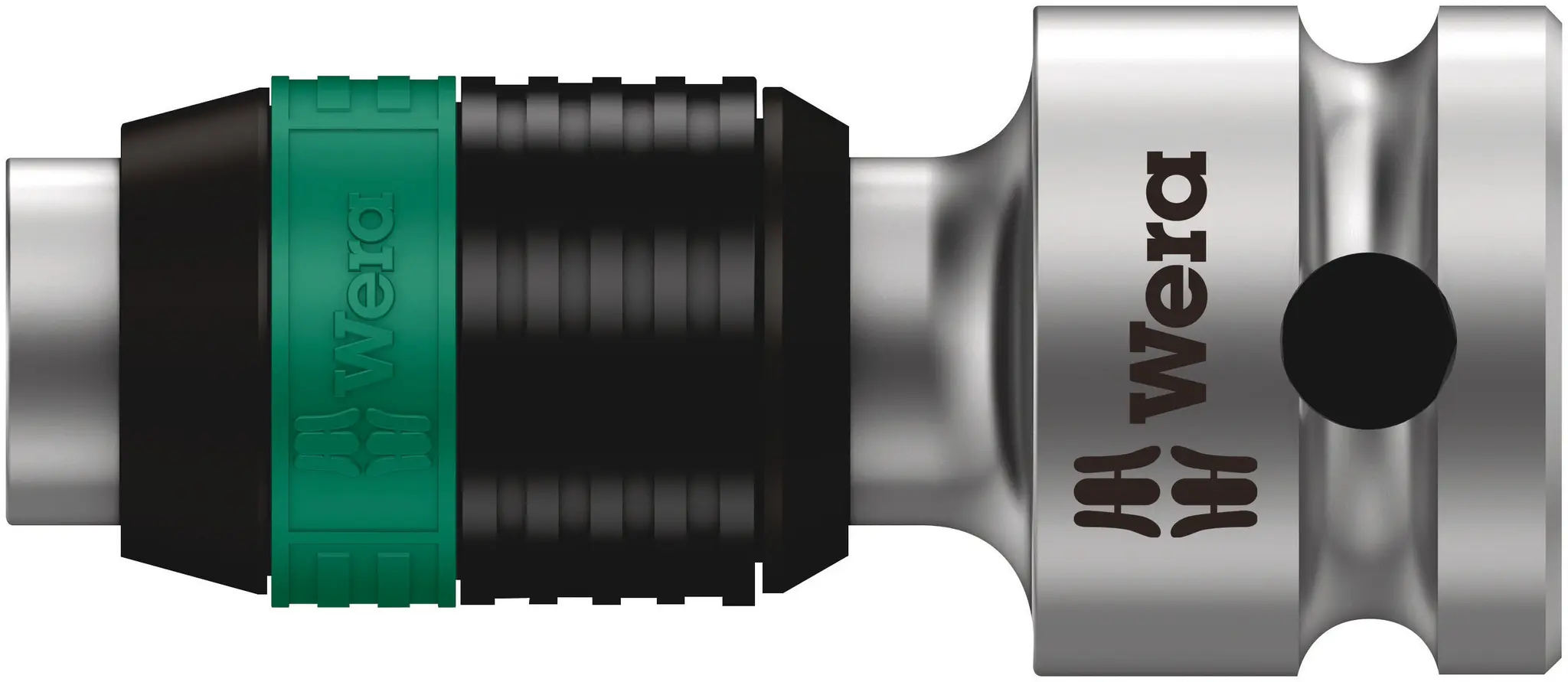 Produktfoto 1 von Wera Zyklop 8784 9.53 mm Vierkant Adapter, CrV-Stahl, Länge 44 mm