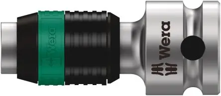 Produktfoto 1 von Wera Zyklop 8784 3/8 in Vierkant Adapter, CrV-Stahl, Länge 44mm