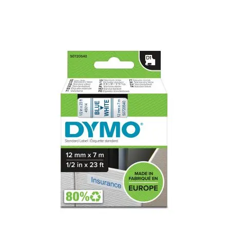 Dymo Beschriftungsband Blau für Dymo 210D, Dymo PnP, Dymo 420P, Dymo 280, Dymo 450 DUO, Dymo 360, Dymo 160, Dymo 500TS,