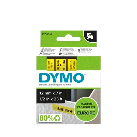 Produktfoto 1 von Dymo Beschriftungsband Schwarz für Dymo 210D, Dymo 500TS, Dymo 360, Dymo 280, Dymo 420P, Dymo 160, Dymo, mobiles