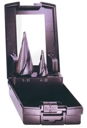 Produktfoto 1 von RS PRO HSS Stufenbohrer Satz 5 mm → 31 mm, 2-teilig für Metall