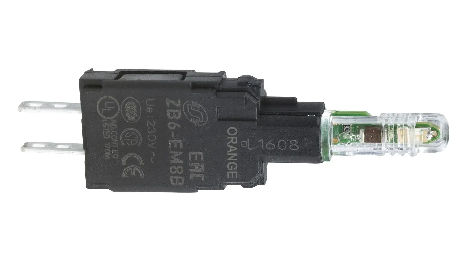 Produktfoto 1 von Schneider Electric Harmony XB6 Lichtblock Anzeigenblock LED 230V ac/dc FASTON