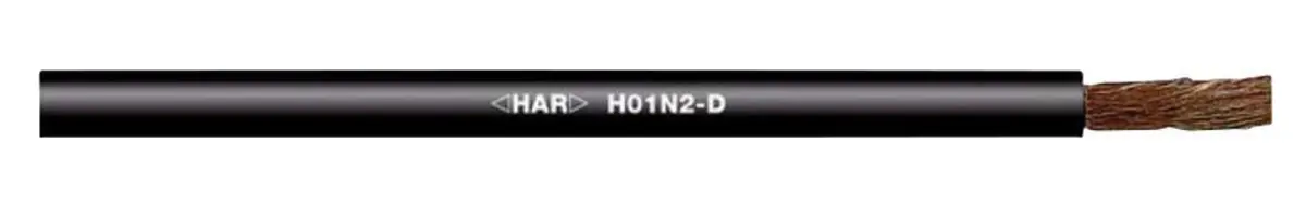 Produktfoto 1 von Lapp Einzeladerleitung 35.35 mm², 2 AWG 50m Schwarz Gummi isoliert Ø 12.6mm 1100/0,21 mm Litzen