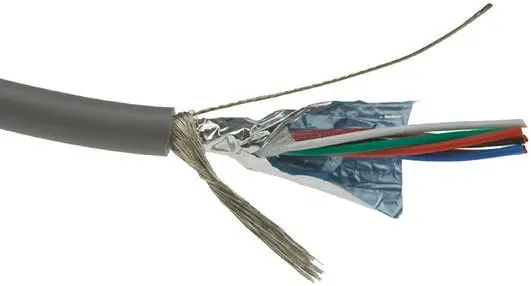 Produktfoto 1 von Alpha Wire XTRA-GUARD FLEX Mehrkern-Industriekabel 30 m Ø 6.43 mm Polyvinylchlorid isoliert Grau
