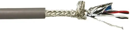 Produktfoto 1 von Alpha Wire XTRA-GUARD FLEX Datenkabel, 2-paarig 30 m Ø 5.87 mm Polyvinylchlorid isoliert Grau