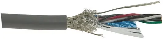 Produktfoto 1 von Alpha Wire XTRA-GUARD FLEX Datenkabel, 3-paarig 0,14 mm Ø 6.45mm SF/UTP Schirmung PVC isoliert Twisted Pair Grau