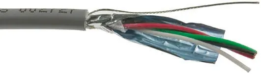 Produktfoto 1 von Alpha Wire Xtra-Guard Flex Steuerleitung 0,2 mm Ø 5.36mm Kupfer verzinnt Schirmung PVC isoliert Grau