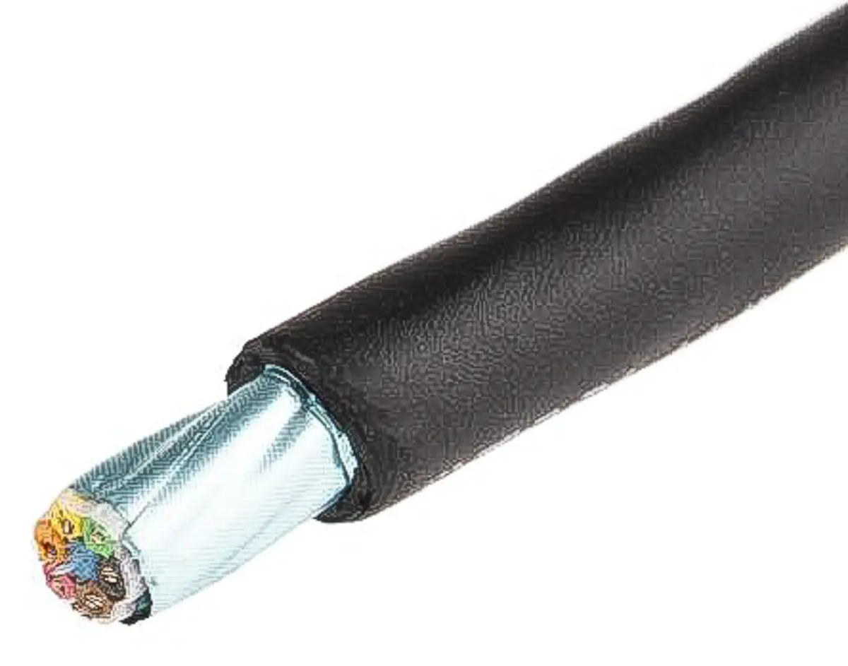 Produktfoto 1 von Alpha Wire XTRA-GUARD 2 Datenkabel, 1-paarig 0.35 mm² 30 m Ø 4.37 mm Polyvinylchlorid isoliert Schwarz