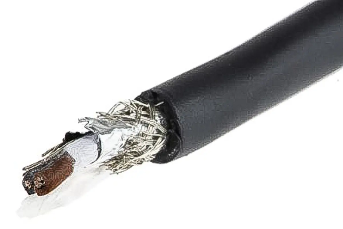 Produktfoto 1 von Alpha Wire XTRA-GUARD 2 Steuerkabel, 2-adrig 0.23mm² 24 AWG Schwarz Geschirmt, 30 m, Polyethylen