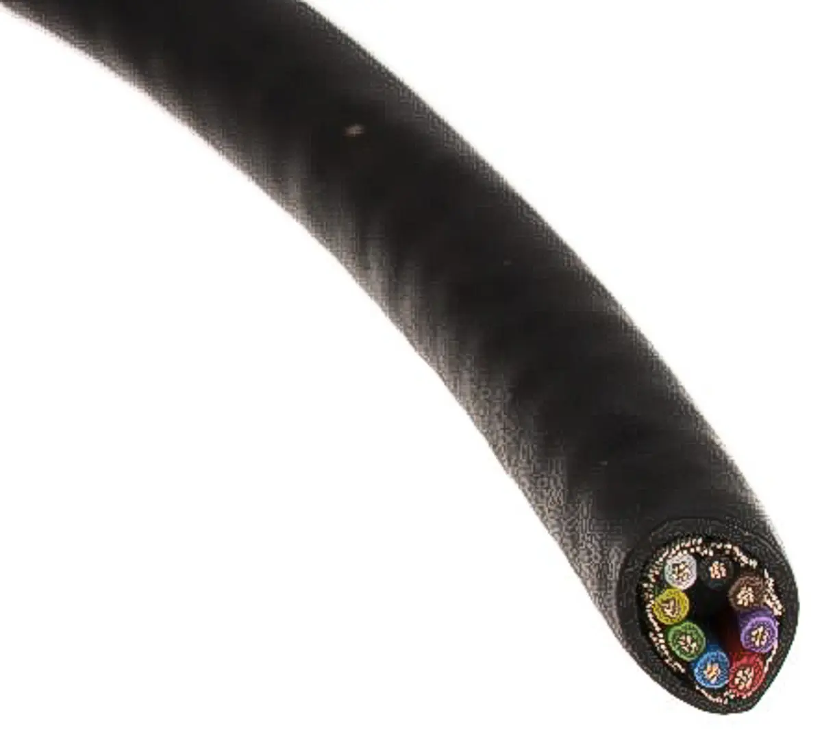 Alpha Wire XTRA-GUARD 2 Steuerkabel, 8-adrig 0.81 mm² 18 AWG Schwarz Geschirmt, 30 m, Polyvinylchlorid