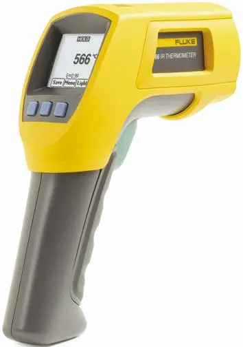 Produktfoto 1 von Fluke 566 Infrarot Thermometer, -40 °C 30:1, bis 650 °C, ±1 %, F, Fahrenheit, °C