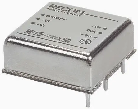 Recom RP15 A DC/DC Konverter, 3.3V dc OUT 4 A Durchsteckmontage 12V dc 1.6 kV dc 15 W -40 °C 85 °C