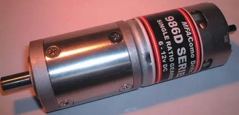Produktfoto 1 von RS PRO 986D Bürsten-Getriebemotor DC-Getriebemotor bis 98 Ncm 488:1, 12 V / 38.73 W, 10 rpm, Wellen-Ø 12 mm, 51.8 mm x