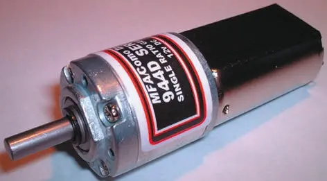 RS PRO Bürsten-Getriebemotor bis 25 Ncm, 12 V dc / 1,5 W, , Wellen-Ø 4mm, 22mm x 57.35mm