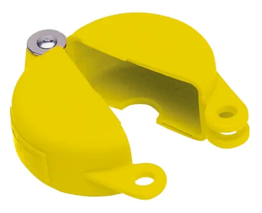 Brady Polypropylen Aussperrung Typ Armaturabsperrung, 1-fach Verriegelung 9.53 mm, Gelb