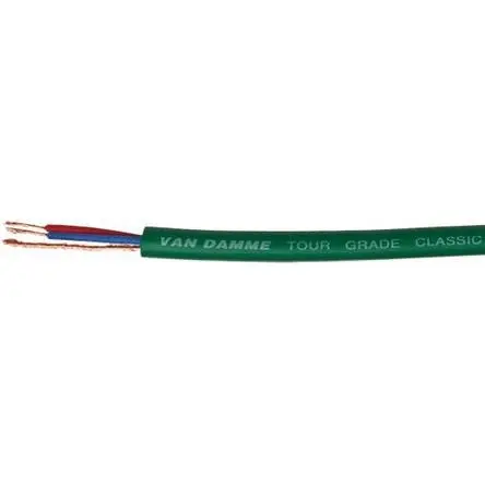 Produktfoto 1 von Van Damme Classic Audiokabel Geschirmt, Außen-ø 6.35 mm Außen-ø Grün, L. 100 m