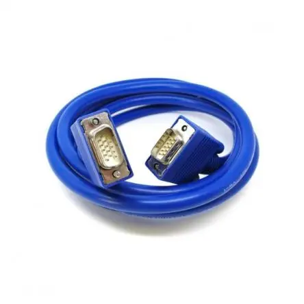 Produktfoto 1 von Van Damme VGA-Kabel A VGA / Stecker B VGA / Stecker, 3 m Polyvinylchlorid Blau