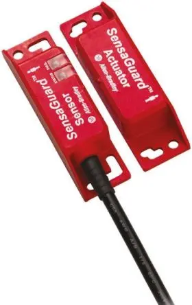 Produktfoto 1 von Guardmaster 440N RFID Anschluss Berührungsloser Sicherheitsschalter 24V dc aus Kunststoff, 2 PNP / 1, Einmalig codiert