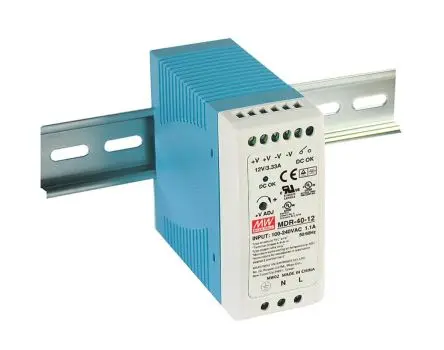 Produktfoto 1 von MEAN WELL MDR DIN-Schienen Netzteil Getaktete Stromversorgung 264V ac AC / 830 mA 56V dc DC 40 W