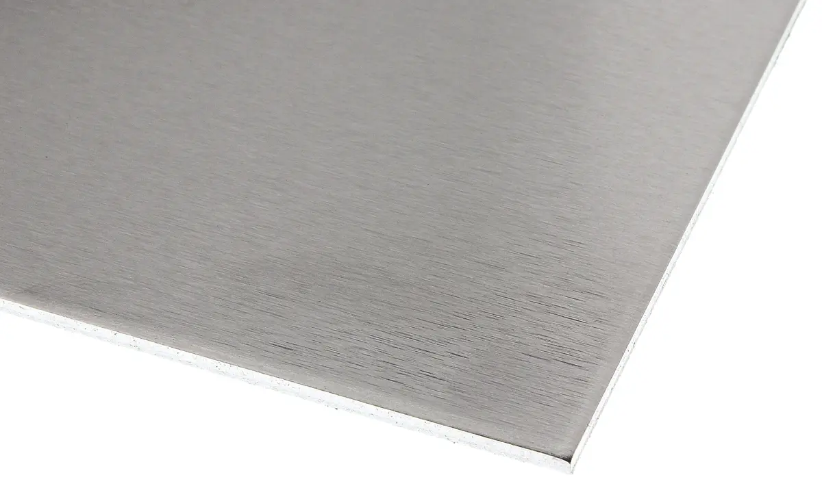 Produktfoto 1 von RS PRO Metallblech, 300 mm x 500 mm x 2 mm, Natur
