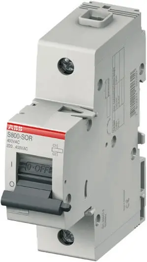 Produktfoto 1 von ABB 250V ac/dc S800 S800-SOR Überspannungsableiter DIN-Hutschiene für S800PV, S800S, S800N, S800C, S800B, S800HV, Serie