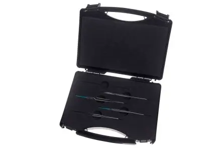 Produktfoto 1 von Weller Erem Edelstahl Pinzettensatz, 114mm, Spitze Spitz Antimagnetisch 4-teilig ESD-Sicherheit