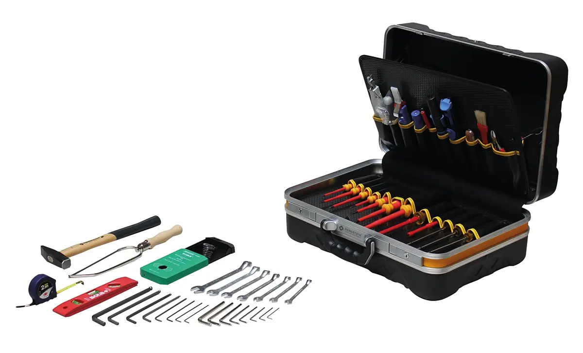 Bernstein VDE 1000V zugelassen Elektriker Werkzeugsatz, Tasche 64-teilig