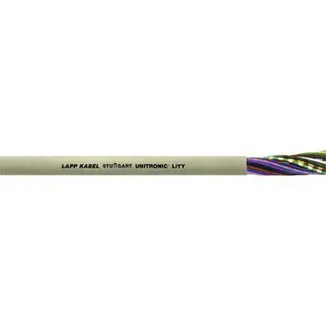 Lapp UNITRONIC LiYY Datenkabel, 4-paarig 0.25 mm² 100 m Ø 4.3 mm Polyvinylchlorid isoliert Grau