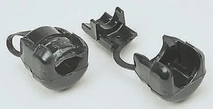 Produktfoto 1 von SES Sterling DM Kabeltülle 1.7 mm min. 10.1 mm, Typ Kabeltülle bis Ø 12.5 mm Loch ø 22.5 mm Polyamid 6 Schwarz -20 °C