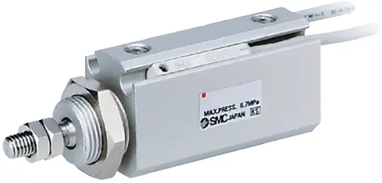 Produktfoto 1 von SMC 40 mm CDJP2 Pneumatikzylinder Doppeltwirkend