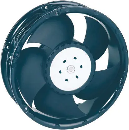 Produktfoto 1 von ebm-papst 6300 TD - S-Force Axiallüfter, Kugel, 48V dc / 40 W, 5500 U/min, 600 m³/h IP54 171.5 mm 171.5mm 51 mm