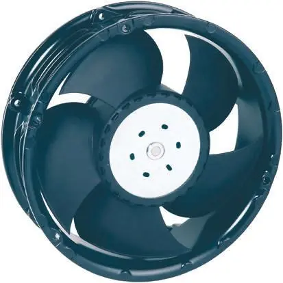 Produktfoto 1 von ebm-papst 6300 TD - S-Force Axiallüfter, Kugel, 48V dc / 40 W, 5500 U/min, 600 m³/h IP54 171.5 mm 171.5mm 51 mm