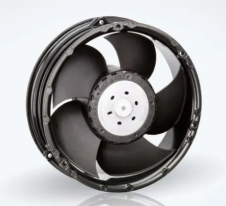 Produktfoto 1 von ebm-papst 6300 TD - S-Force Axiallüfter, Kugel, 24V dc / 41 W, 5500 U/min, 600 m³/h IP20 171.5 mm 171.5mm 51 mm