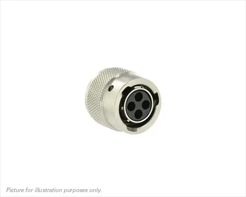 Produktfoto 1 von Souriau Sunbank by Eaton, UTO MIL-Spec Rundsteckverbinder Gerade, 4-polig, 500V, Kabel, Gehäuse 10 Stecker, MIL-C-26482